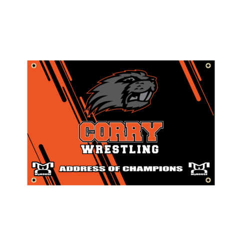 Corry Beavers Girls HS Wrestling  Custom Team Banner