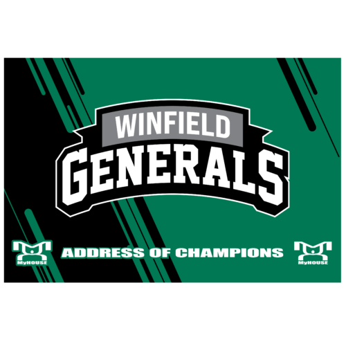 Winfield Middle School Custom Team Banner