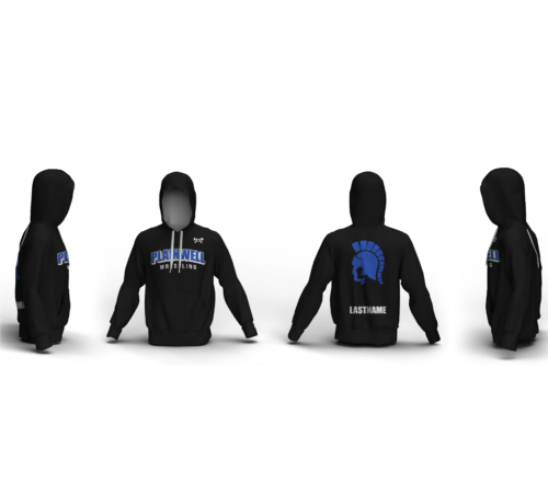 Plainwell Sublimated Black Hoodie 2024