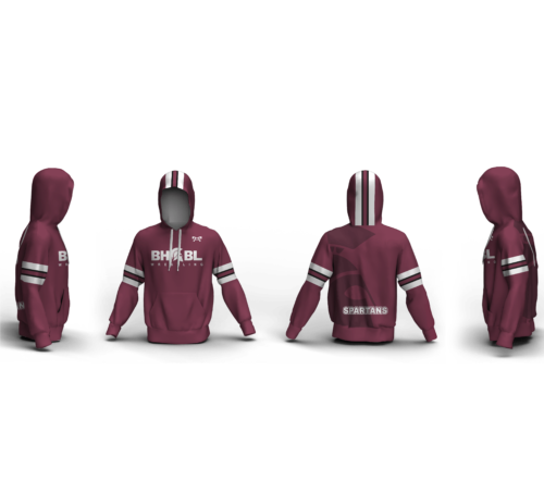 BH-BL Wrestling Sublimated Hoodie 2024
