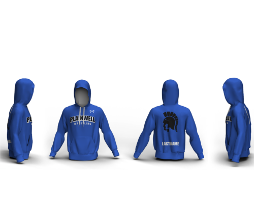 Plainwell Sublimated Blue Hoodie 2024