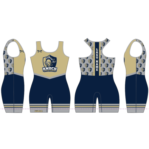 KNOCH WRESTLING Custom Women's2024 MANDATORY WRESTLING SINGLET