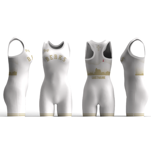 Berks Catholic Girls WHITE Women's Custom Singlet