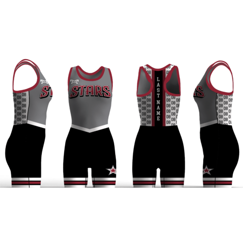 North High School Black & Grey  Women's Custom Singlet