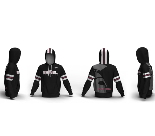 BH-BL Wrestling Custom ELITE Sublimated Hoodie 2024