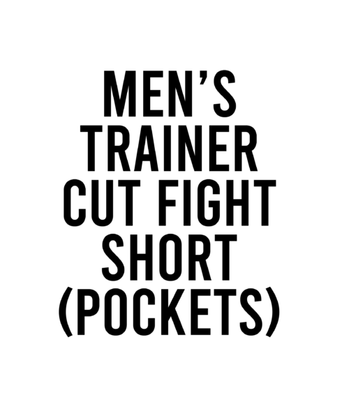 Men's Trainers Cut 9" Fight Short (With Pockets)