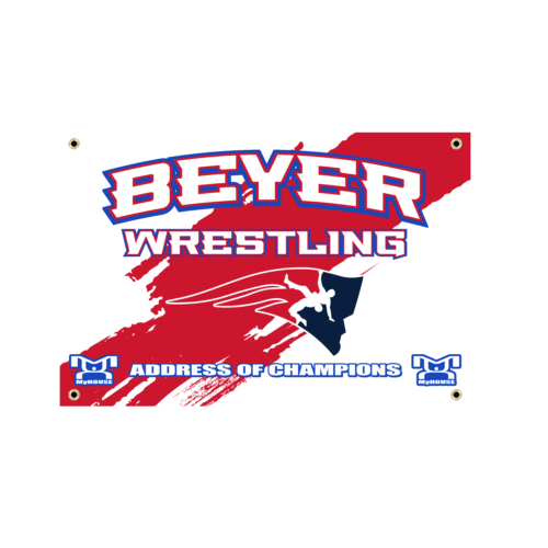 Beyer High School Custom Team Banner
