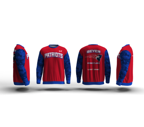 Beyer High School Elite Sublimated Crewneck