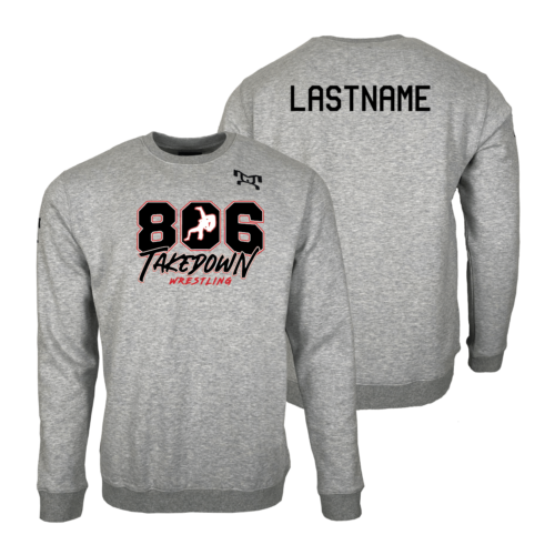 806 Takedown Wrestling MyHOUSE Heat Press Challenger Crewneck