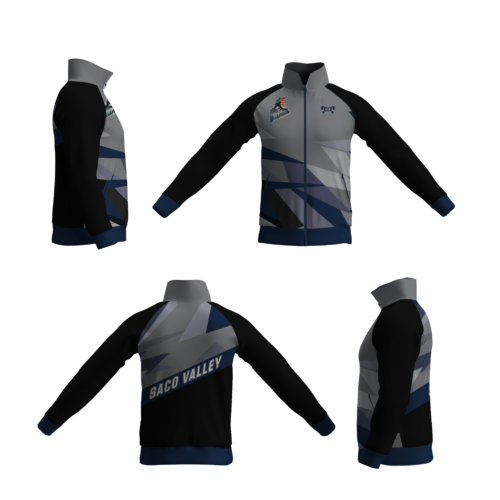 Saco Valley Wrestling Athletic Full Zip Jacket