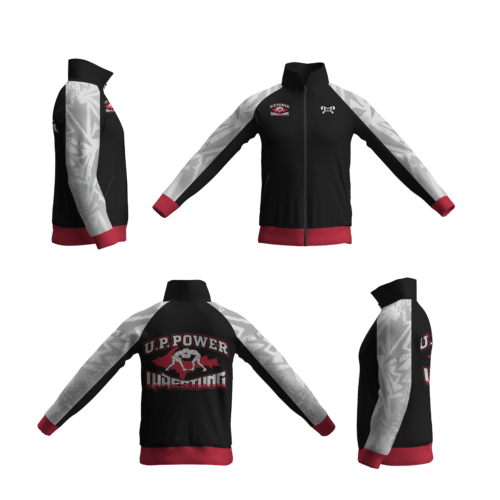 UP Power Wrestling Athletic Full Zip Jacket