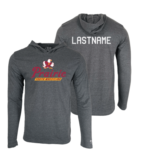 Prairie Youth Custom Heat Press Long Sleeve Hoodie T-Shirt