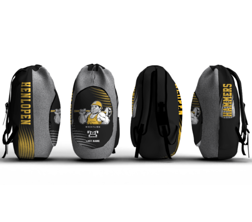 Henlopen Hammers Wrestling Club Sublimated Custom Gear Bag