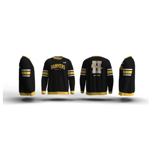Henlopen Hammers Wrestling Club Elite Sublimated Crewneck