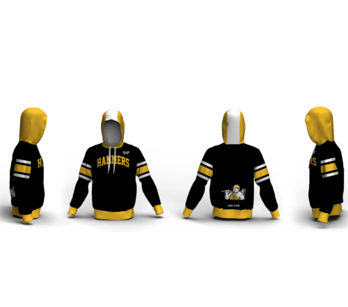 Henlopen Hammers Wrestling Club Unisex Sublimated Hoodie