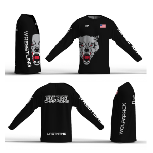 Wolfpack Wrestling Loose Long Sleeve Dri-Fit
