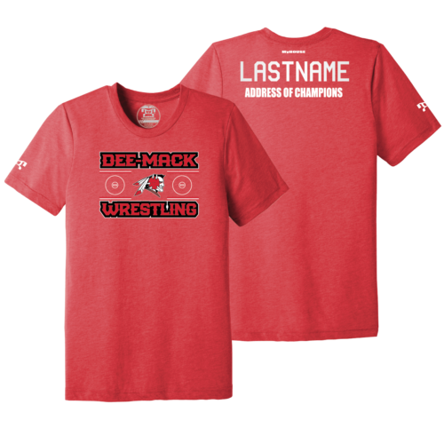 Deer Creek-Mackinaw Red Address Of Champions Heat Press T Shirt