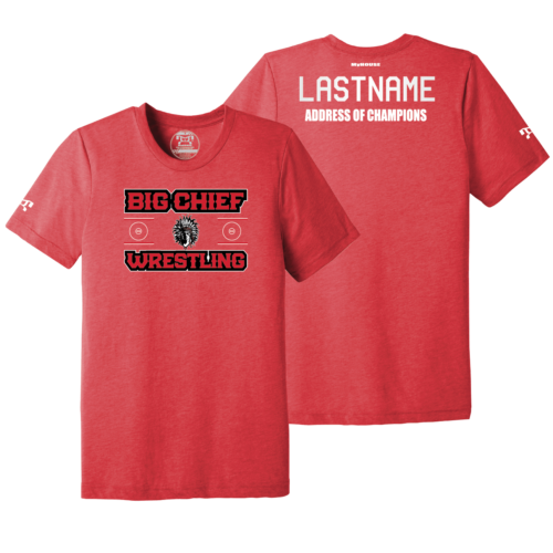 Big Chief Wrestling Club Address Of Champions Heat Press T Shirt