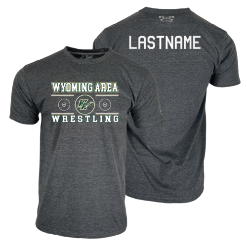 Wyoming Area Youth Wrestling Custom Heat Press Short Sleeve T-Shirt