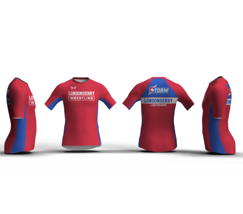 Londonderry Middle School Men's Compression Short Sleeve Shirt