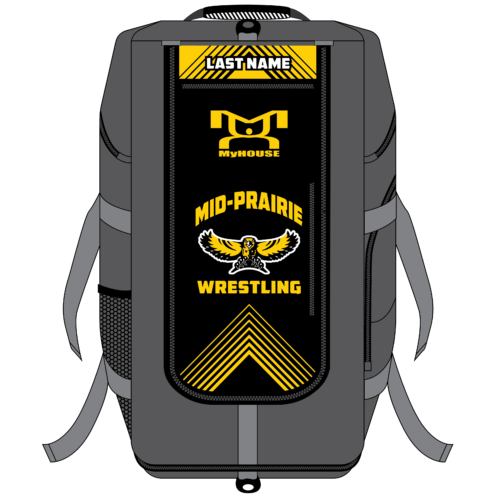 MID PRAIRIE WRESTLING Hybrid Gear Bag (THIS WILL SHIP IN 6-8 WEEKS)