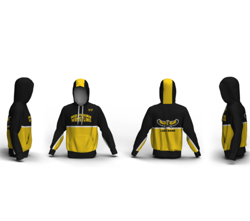 MID PRAIRIE WRESTLING Custom Unisex Sublimated Hoodie