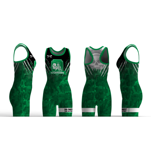 Oak Forest Youth Wrestling Women's Custom Singlet