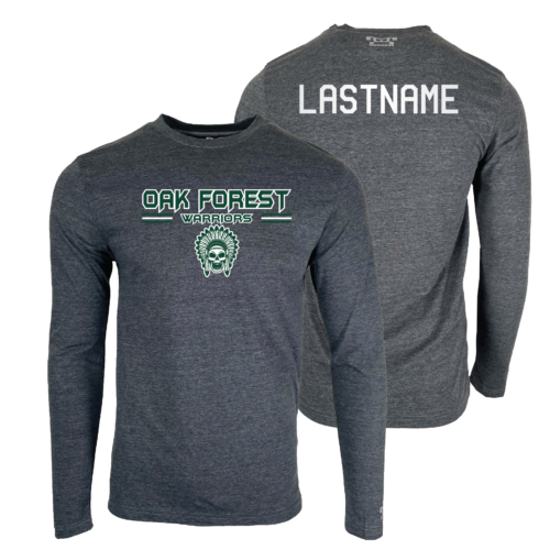 Oak Forest Youth Wrestling Custom Heat Press Long Sleeve T-Shirt 2025