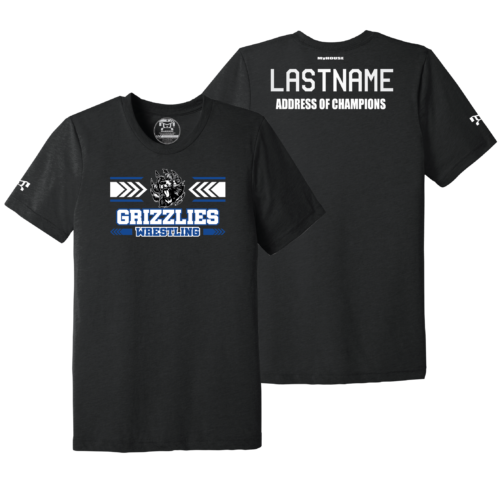 Pleasant Valley Grizzlies Address Of Champions Heat Press T Shirt