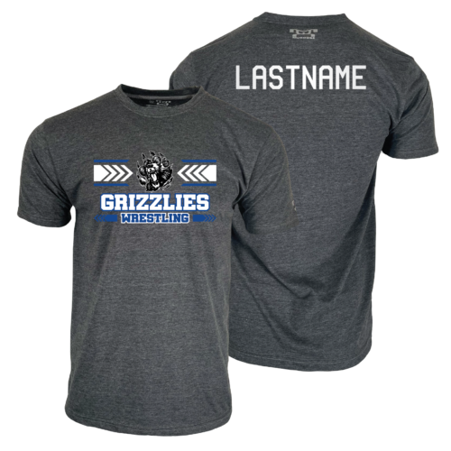 Pleasant Valley Grizzlies Custom Heat Press Short Sleeve T-Shirt