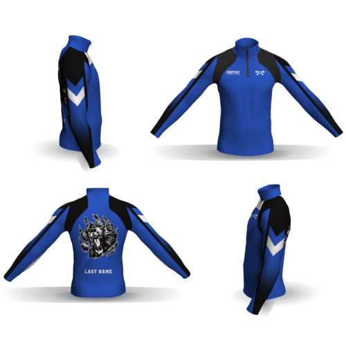 Pleasant Valley Grizzlies Men's Light-Weight Custom Quarter Zip
