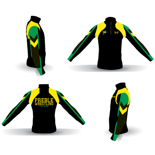 Green Bay Preble Men's Light-Weight Custom Quarter Zip