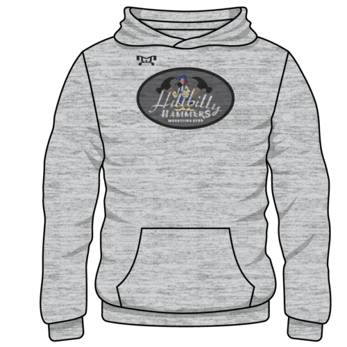 Hillbilly Hammers Custom Sublimated Decal Grey Hoodie