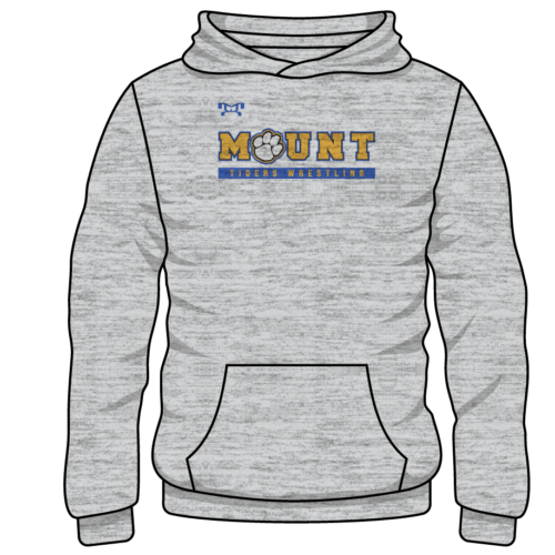 NC Mount Pleasant Custom Sublimated Decal Grey Hoodie