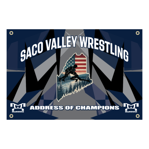 Saco Valley Wrestling Custom Team Banner