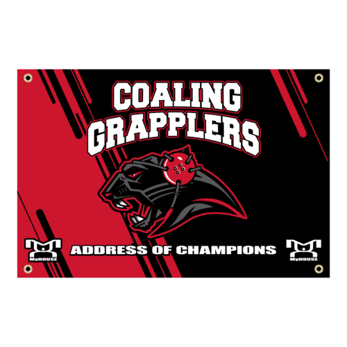 Coaling Grapplers Custom Team Banner