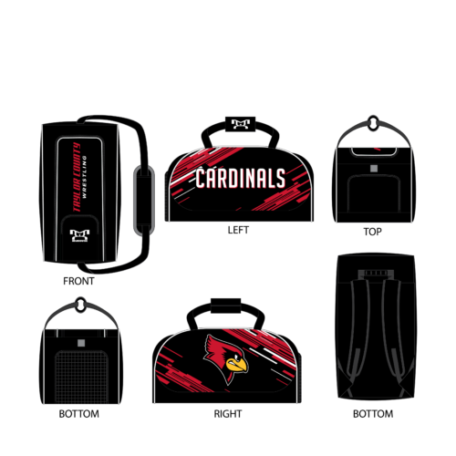 KY   Taylor County Wrestling Conversion Duffel Bag/Backpack