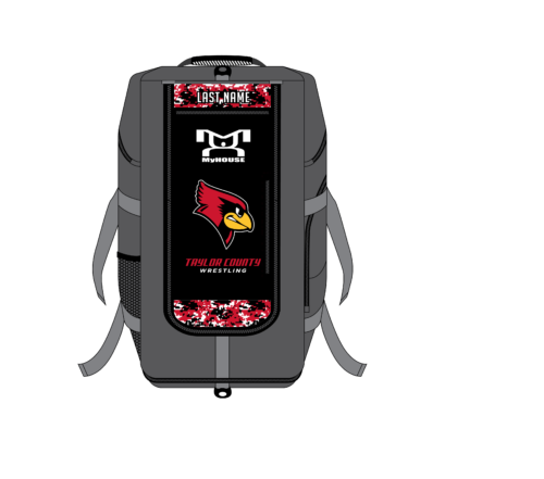 KY   Taylor County Wrestling Hybrid Gear Bag (THIS WILL SHIP IN 6-8 WEEKS)