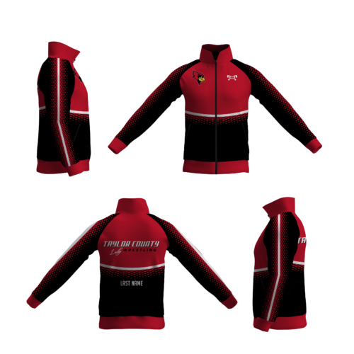 KY   Taylor County Wrestling LADY'S Intrepid Full Zip