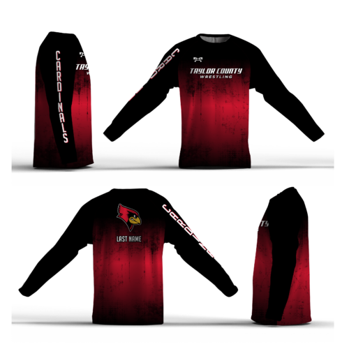 KY   Taylor County Wrestling Loose Long Sleeve Dri-Fit