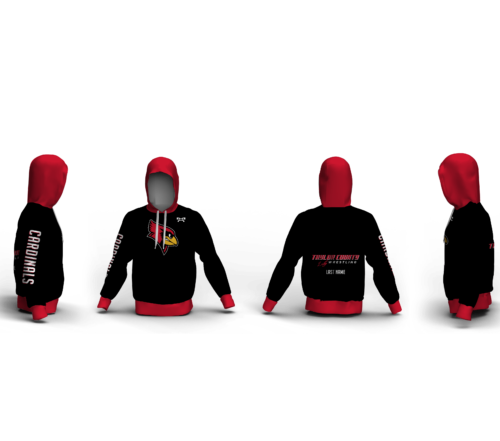 KY   Taylor County Wrestling LADY'S Custom Unisex Sublimated Hoodie