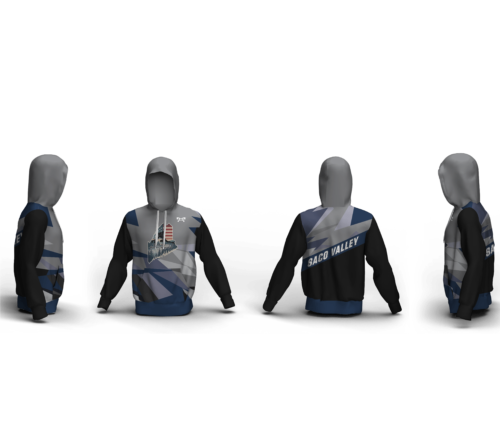 Saco Valley Wrestling Custom Unisex Sublimated Hoodie