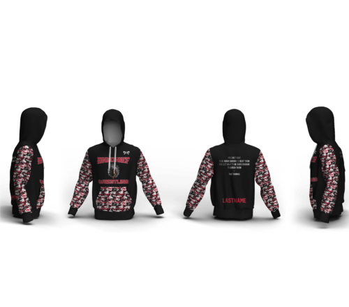 Big Chief Wrestling Club Camo Custom Unisex Sublimated Hoodie