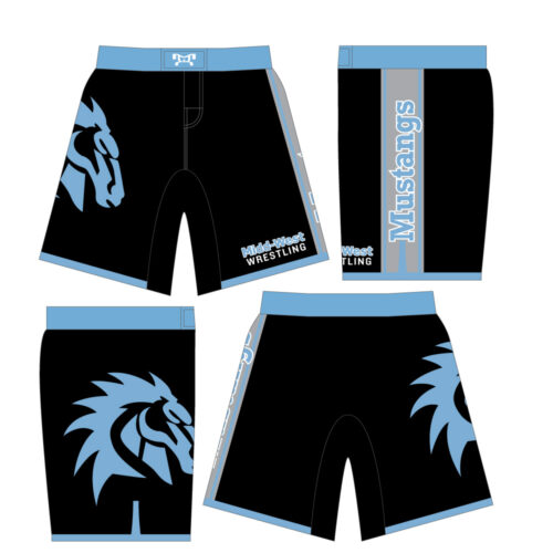 Midd West Mustangs Men's 9" Fight Short