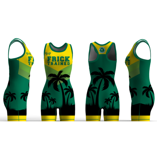 Frick Bros Green Women's Custom Singlet