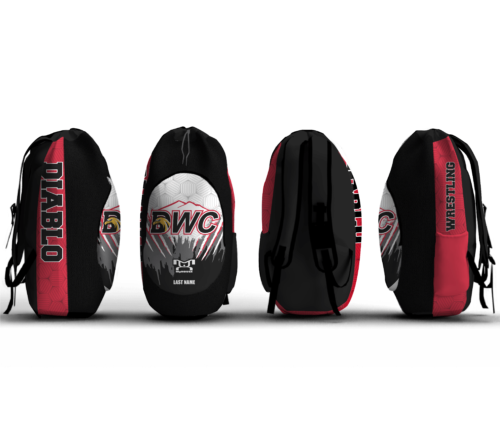 Diablo Wrestling Club Sublimated Custom Gear Bag