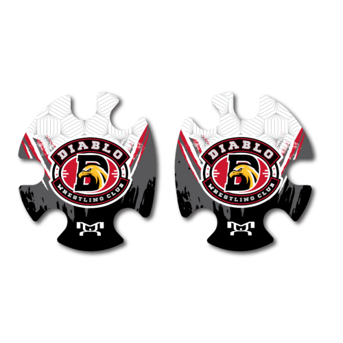 Diablo Wrestling Club Head Gear Decal