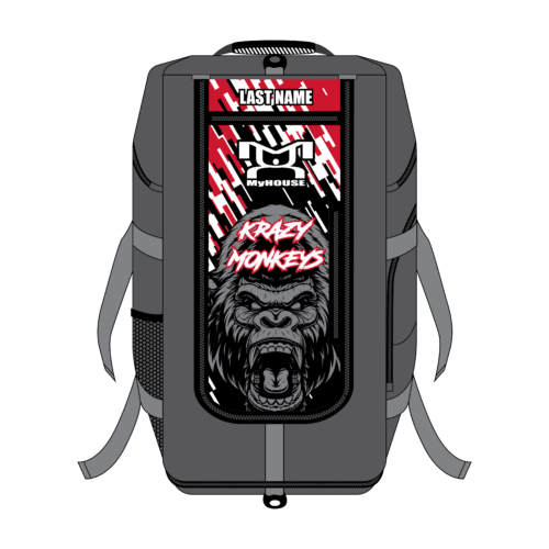Krazy Monkeys WC red Hybrid Gear Bag (THIS WILL SHIP IN 6-8 WEEKS)