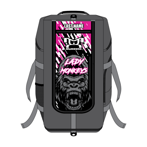 Krazy Monkeys WC  Pink Hybrid Gear Bag (THIS WILL SHIP IN 6-8 WEEKS)