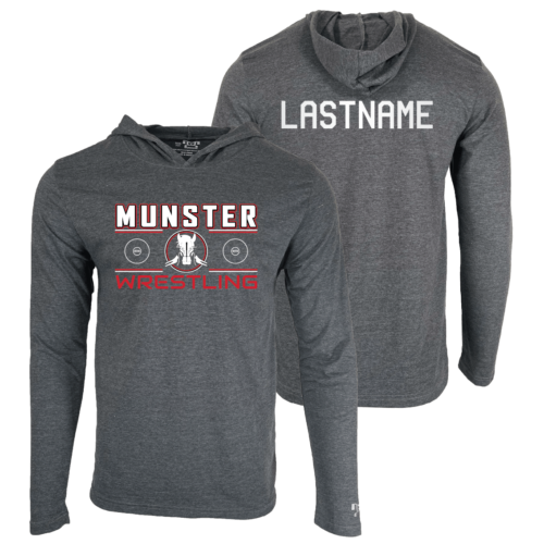 Munster Wrestling Custom Heat Press Long Sleeve Hoodie T-Shirt